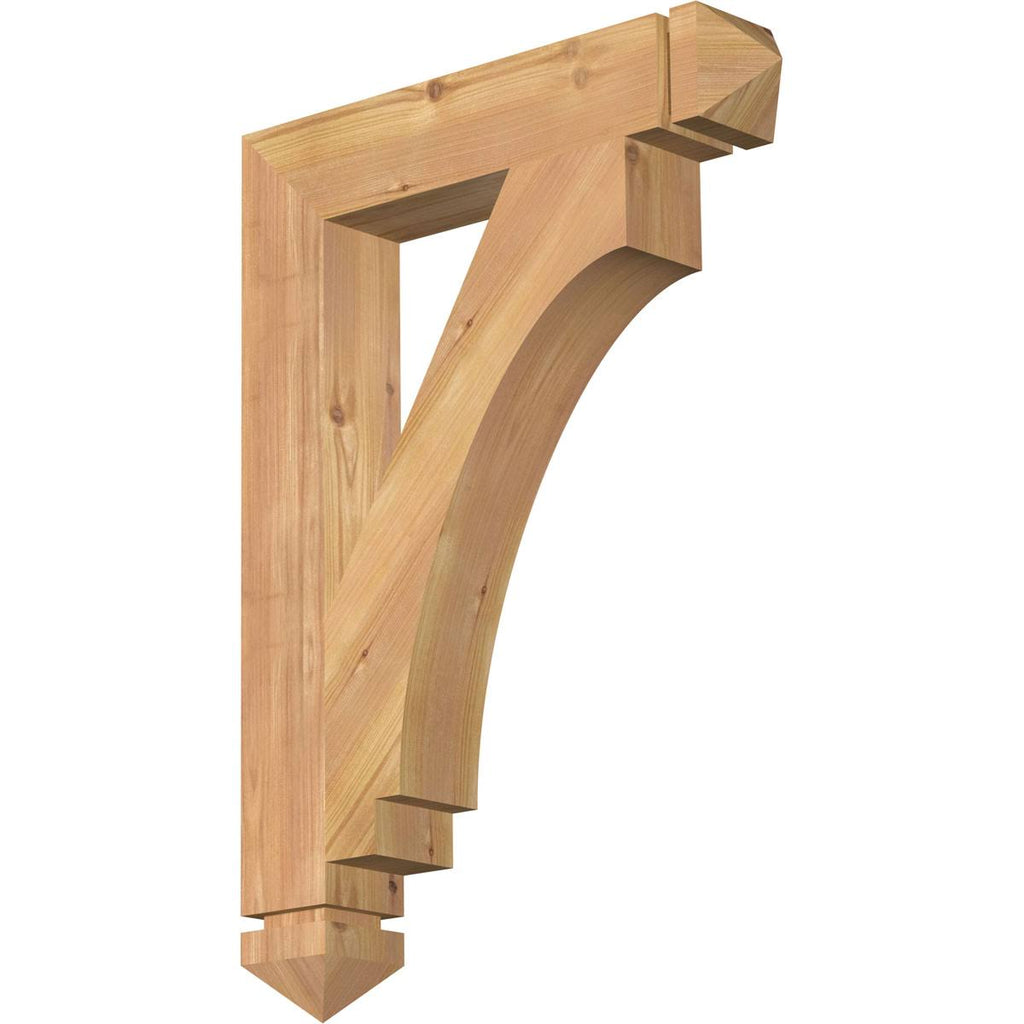 Imperial Arts & Crafts Smooth Bracket, Western Red Cedar I797