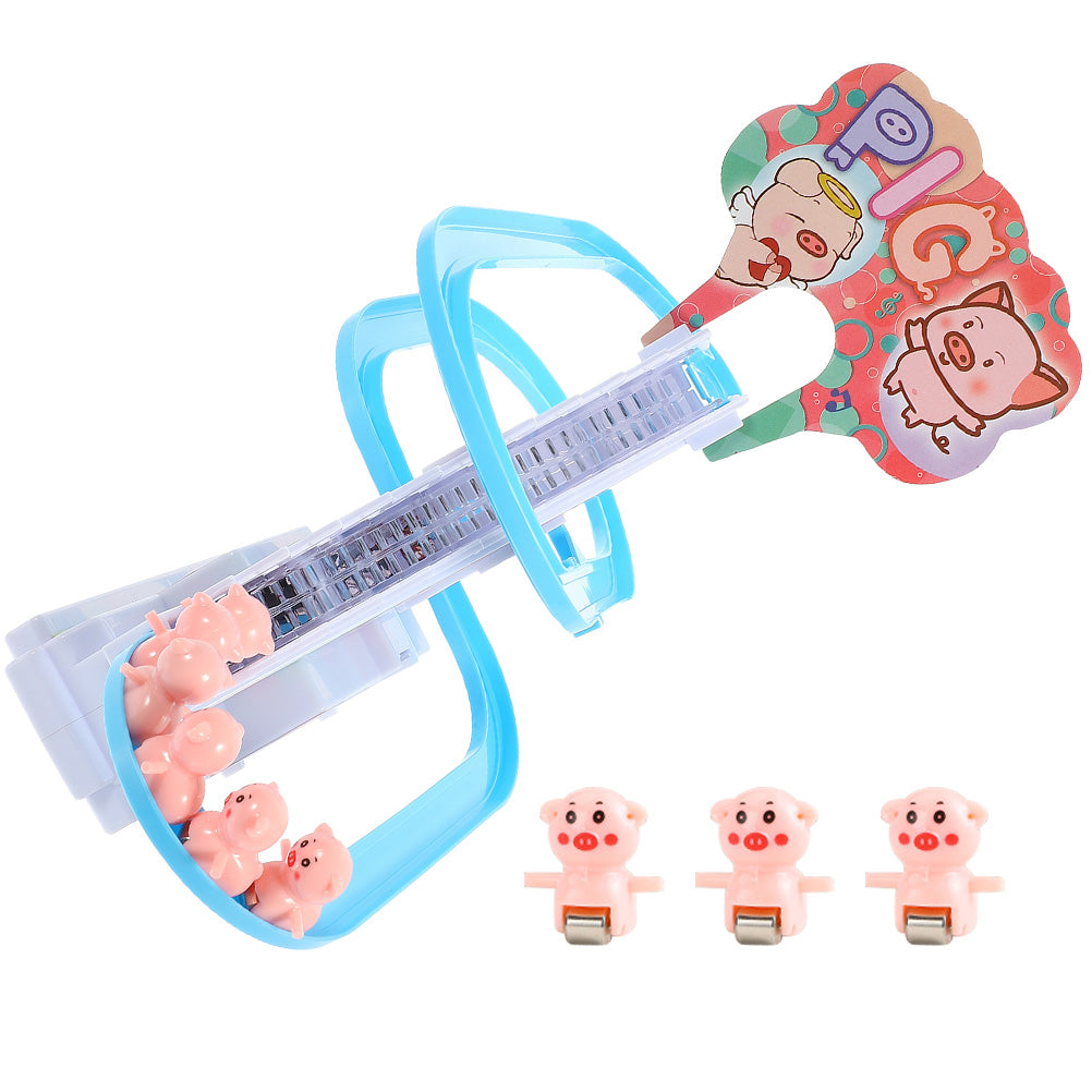 Electric Piggy Climbing Stairs Tracks Slide Toy D426068