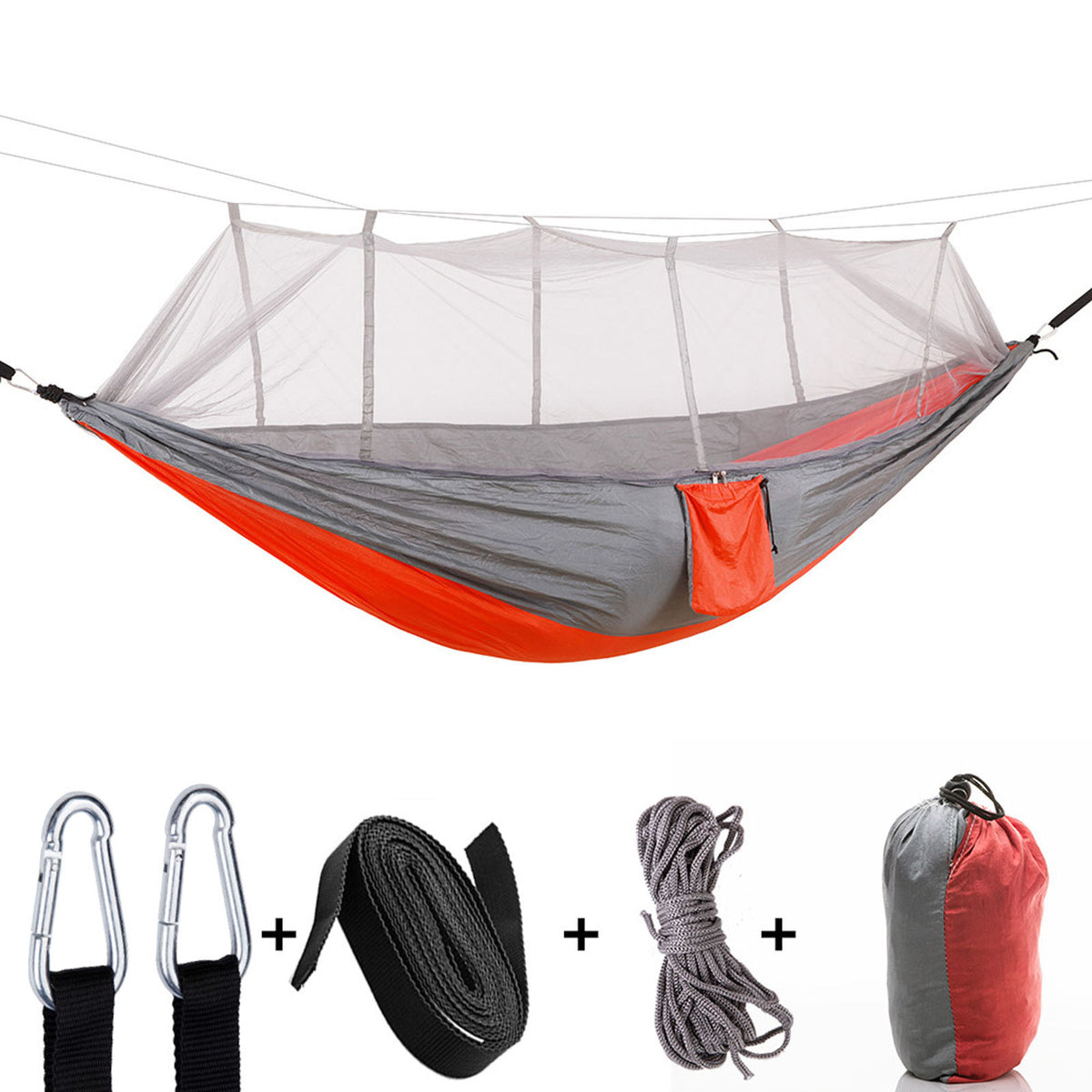 Green Sky Double Camping Tent Hammock With Mosquito Net Y25877