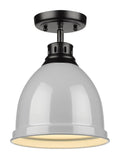 Black Flush Mount N837
