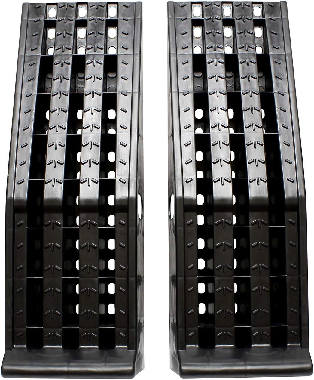 2 Pack 6.3in 2 Ton Heavy Duty Vehicle Service Ramp Set L823764
