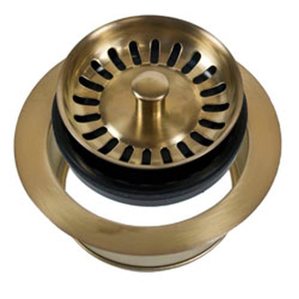 Matte Black Complete Stopper & Strainer Unit N585