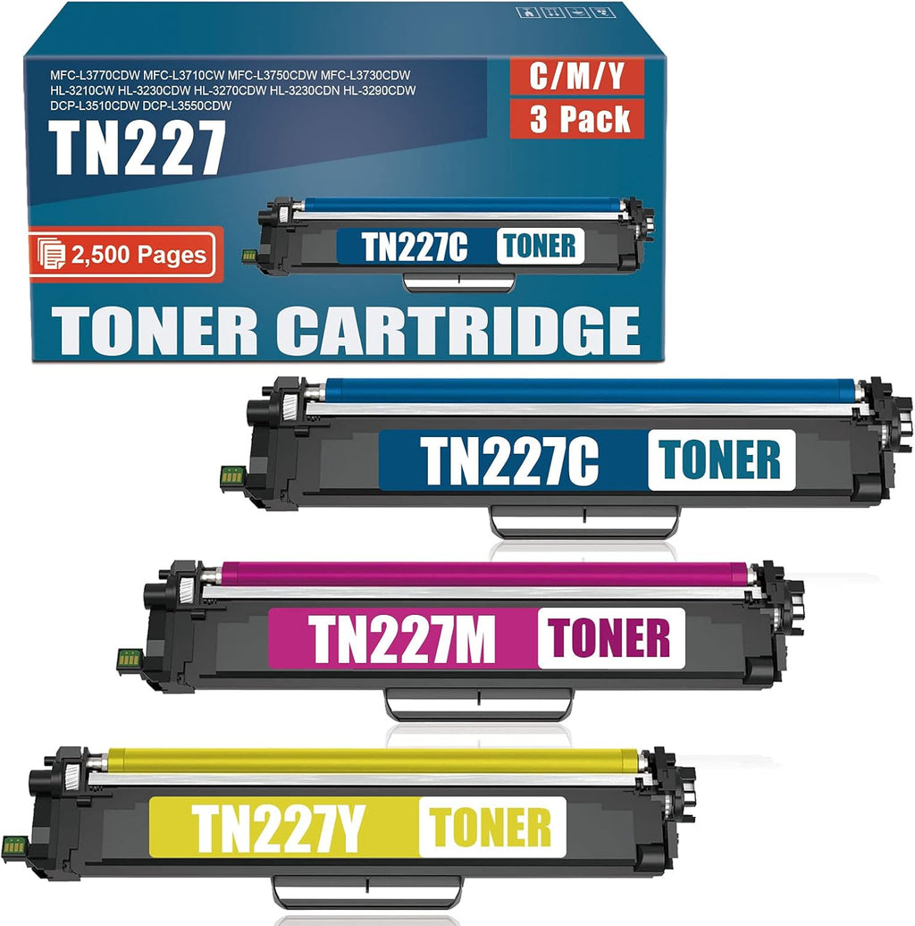 TN227 TN-227 Toner Cartridge (1C+1M+1Y) S9811