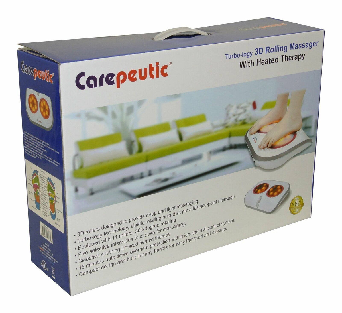 Rolling Foot Massager with Heated Therapy I473