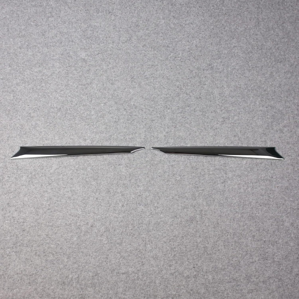 Chrome ABS Rear Trunk Lid Molding Trim Pack of 2 O77387