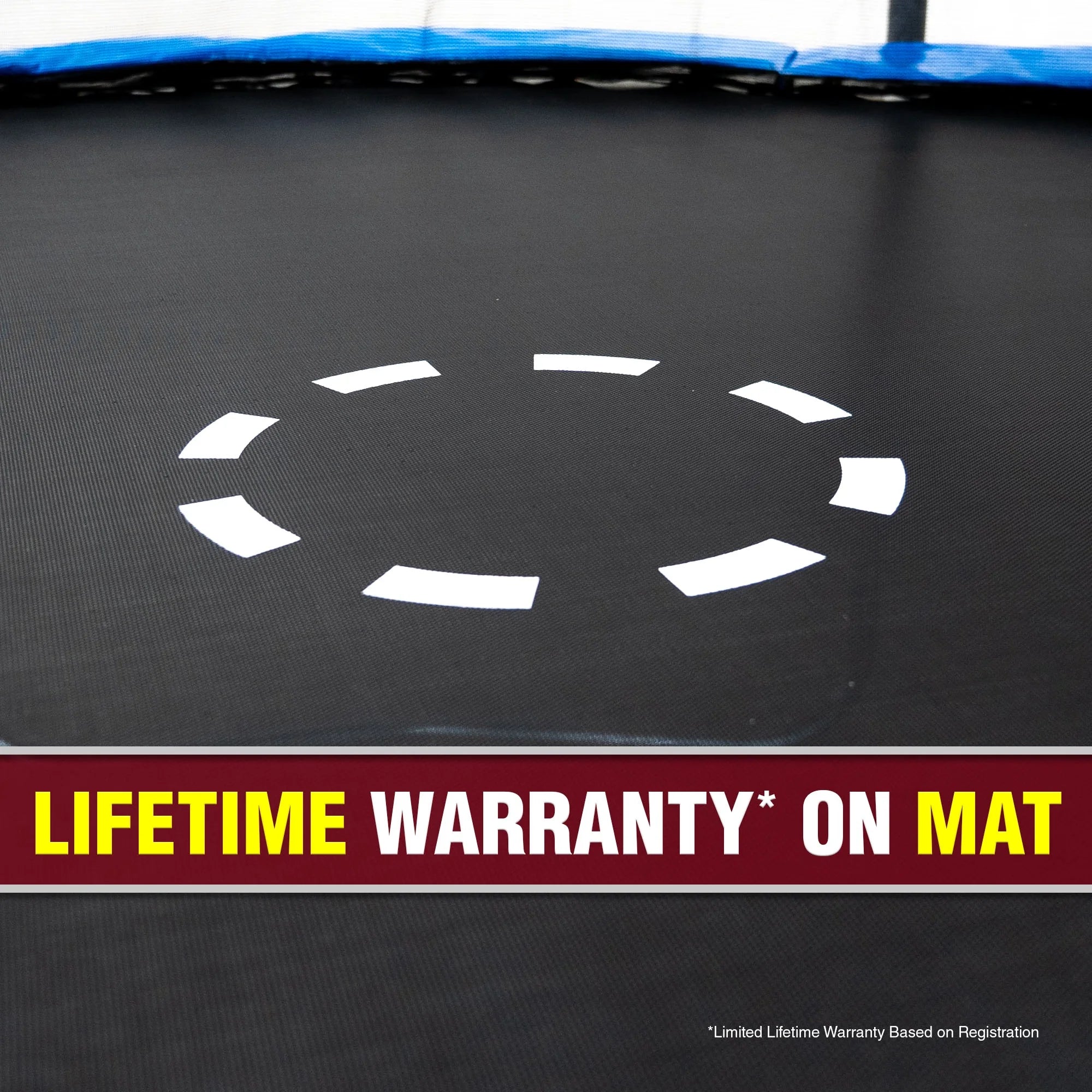 12ft Trampoline with UV Resistant Safety Enclosure, Blue U491