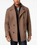 Wool Peacoat - Medium Brown - 2XT L1205