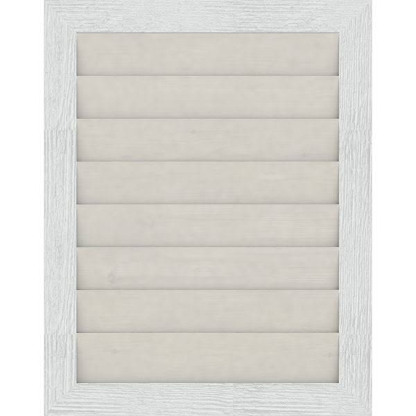 Primed Non-Functional Vertical Gable Vent Q5077