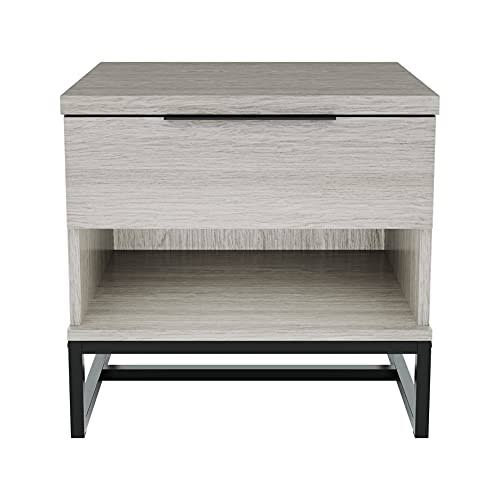 Barnwood Grey 5 Piece Drawer Nightstand Y89938
