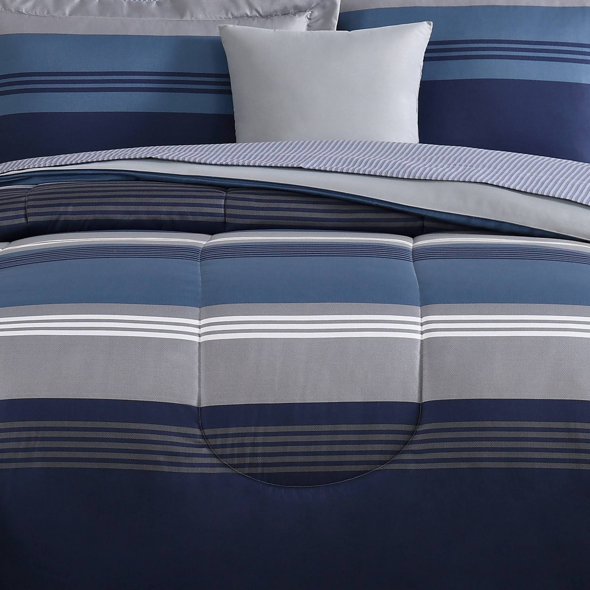 Twin XL Blue Bed in a Bag H3414