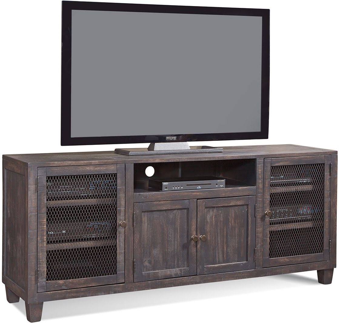 72x22 TV Console in Brown U64356