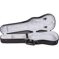 Slim Shaped Woodshell Violin Case 1/2 Size Black A23419