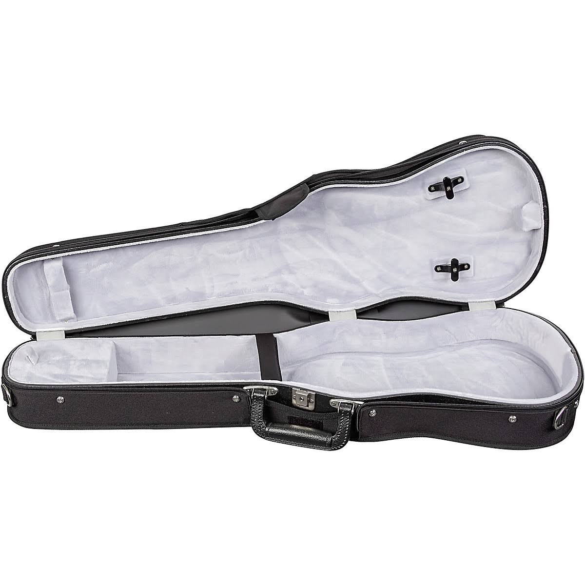 Slim Shaped Woodshell Violin Case 1/2 Size Black A23419