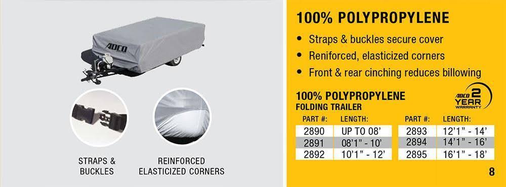Tyvek Folding Trailer Cover K8830