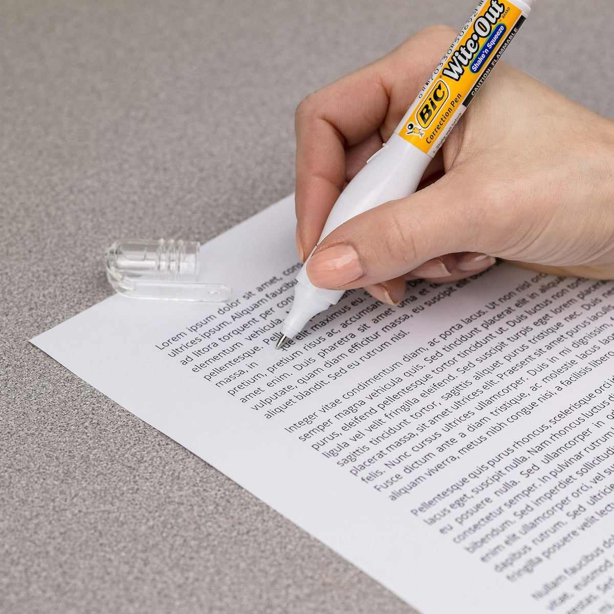 White Correction Pen, 8 ml, 4 Count, 5 Pack Pack of 2 S3040