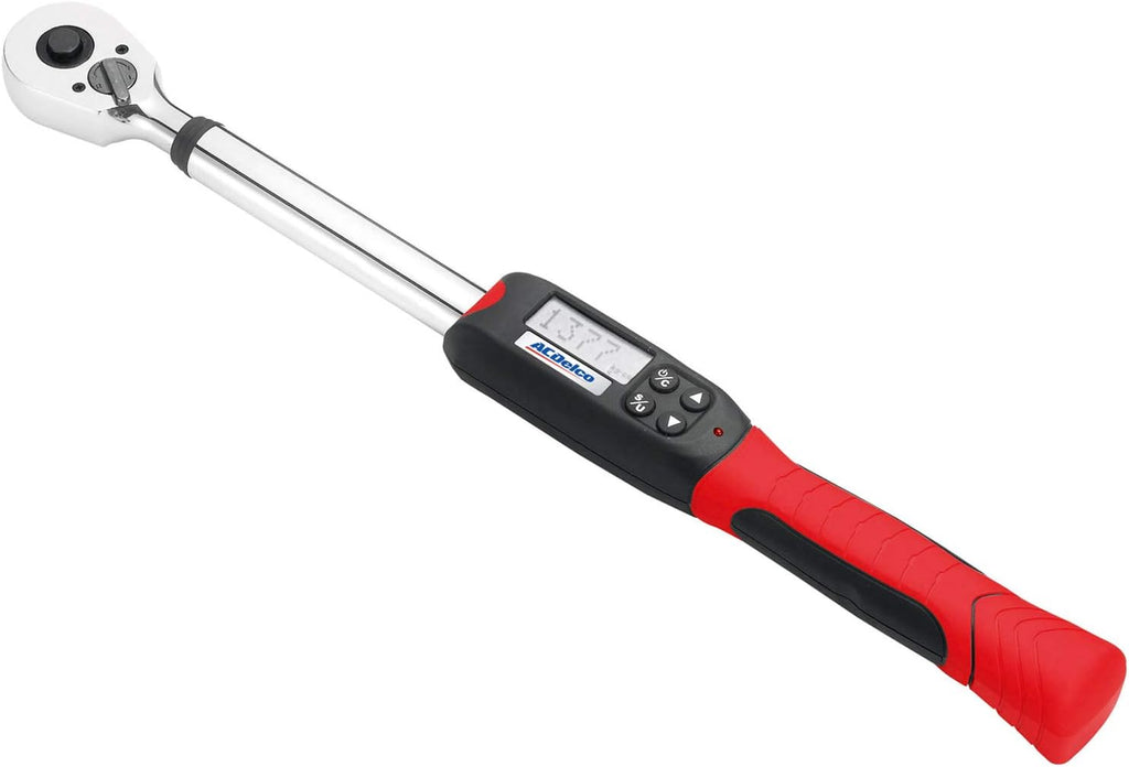 Heavy Duty Digital Torque Wrench with Buzzer and LED Flash Notification U3647