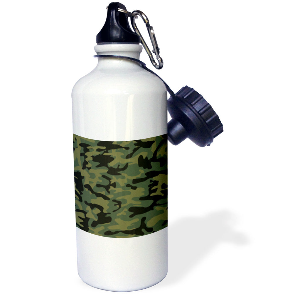 21 oz Camo Print Sports Water Bottle E413
