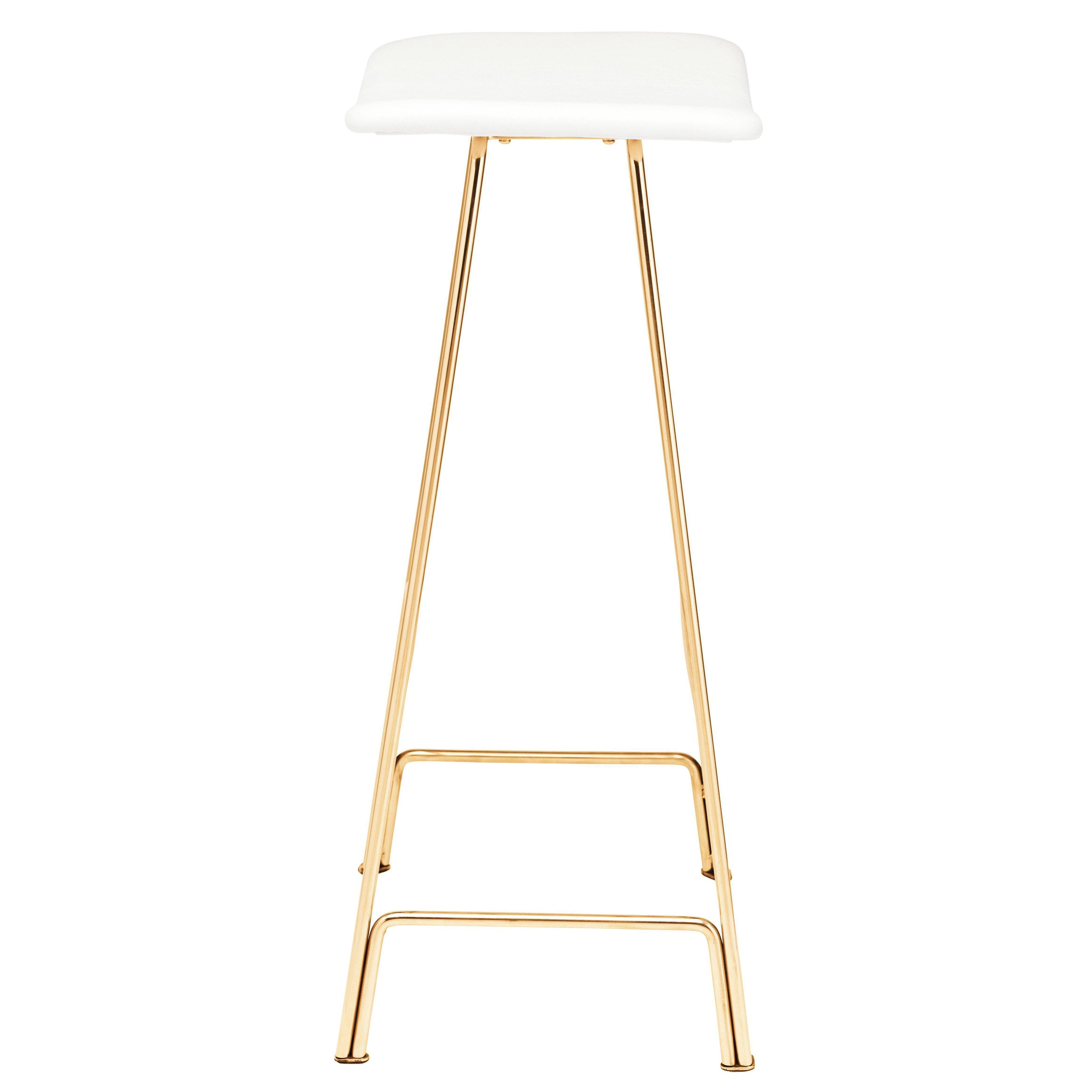 White / Gold Bar Stool J733871