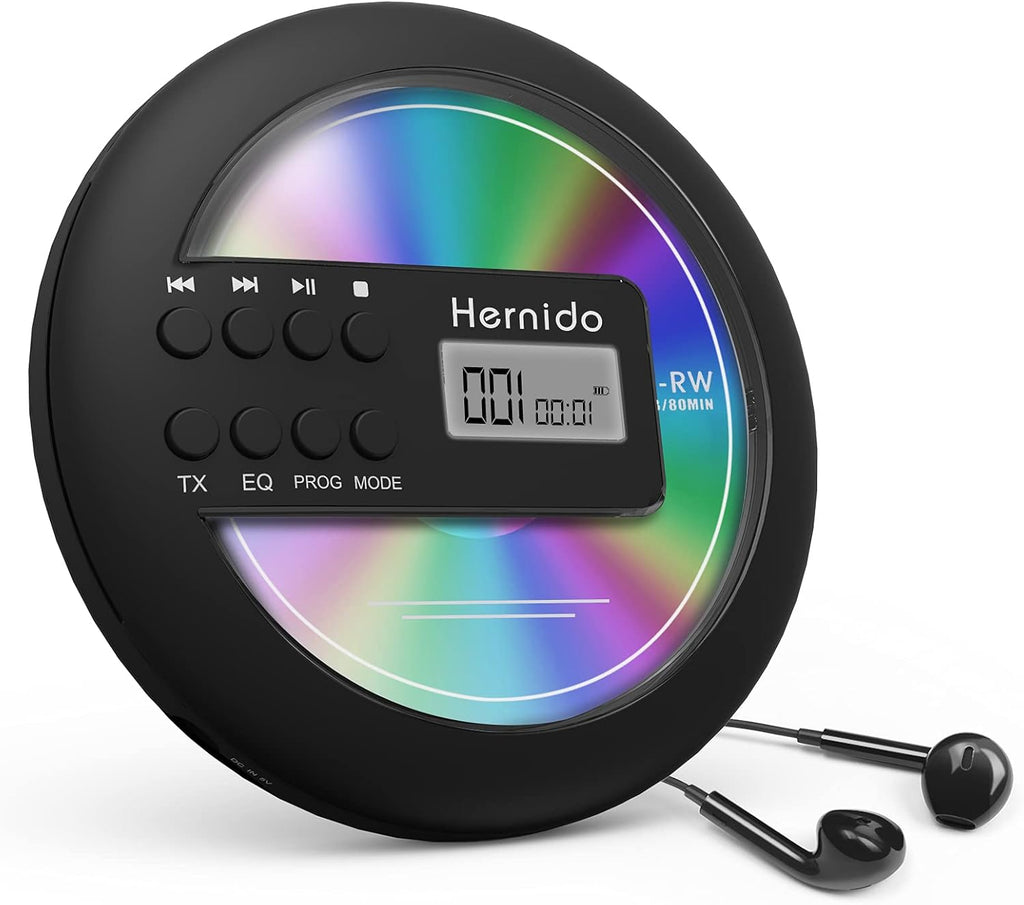 Rechargeable Portable CD Player with FM Transmitter, Headphones, Pack of 2 C815714