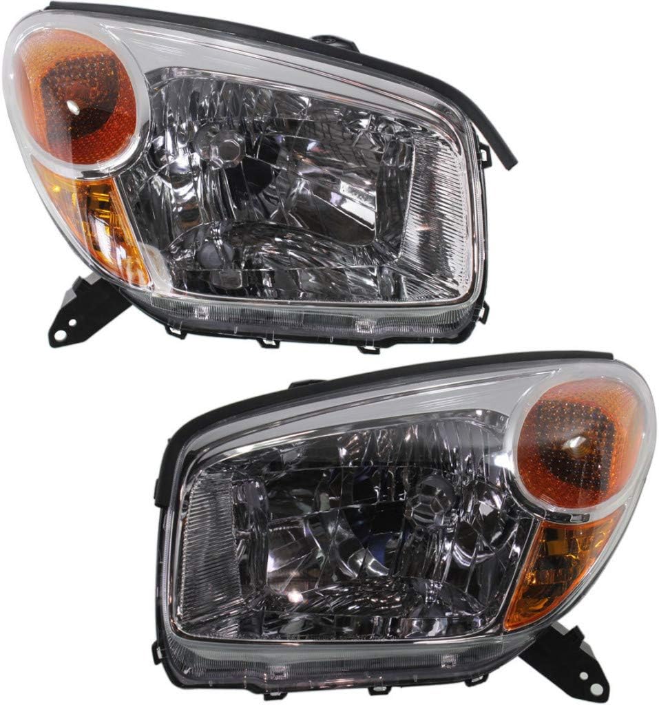 Headlight Assembly Pair for 2004 2005 Toyota RAV4 B73788