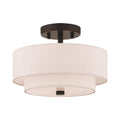 English Bronze 2 Light Ceiling Mount Y207213