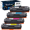 4 Pack Compatible Toner Cartridge for HP 201X 201A CF400X CF401X CF402X CF403X CF400A I923