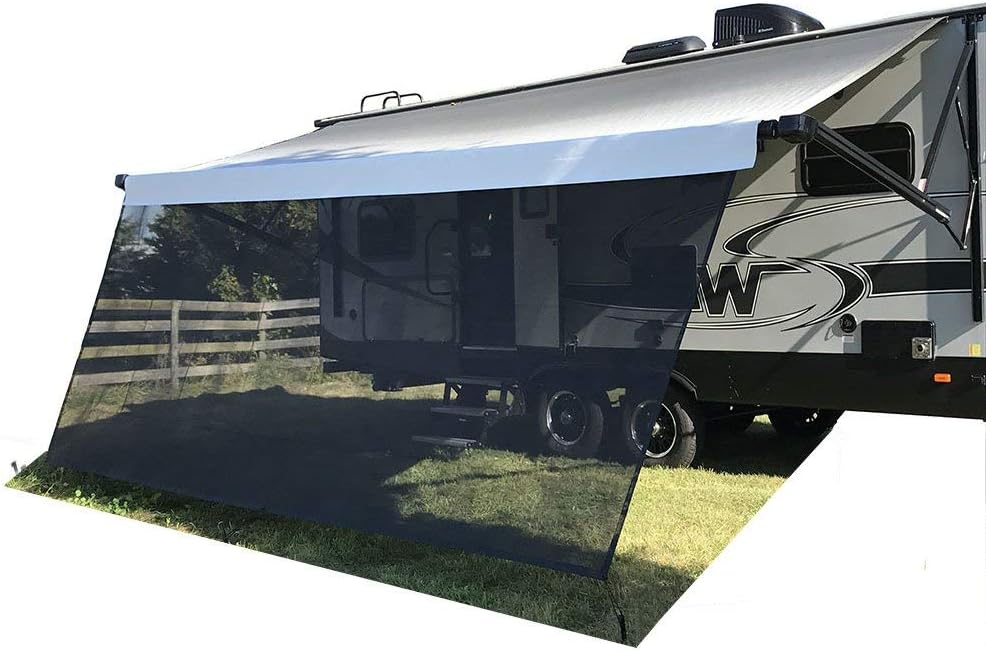 Brown Mesh Sun Shade 6'X13'3'' Canopy L292