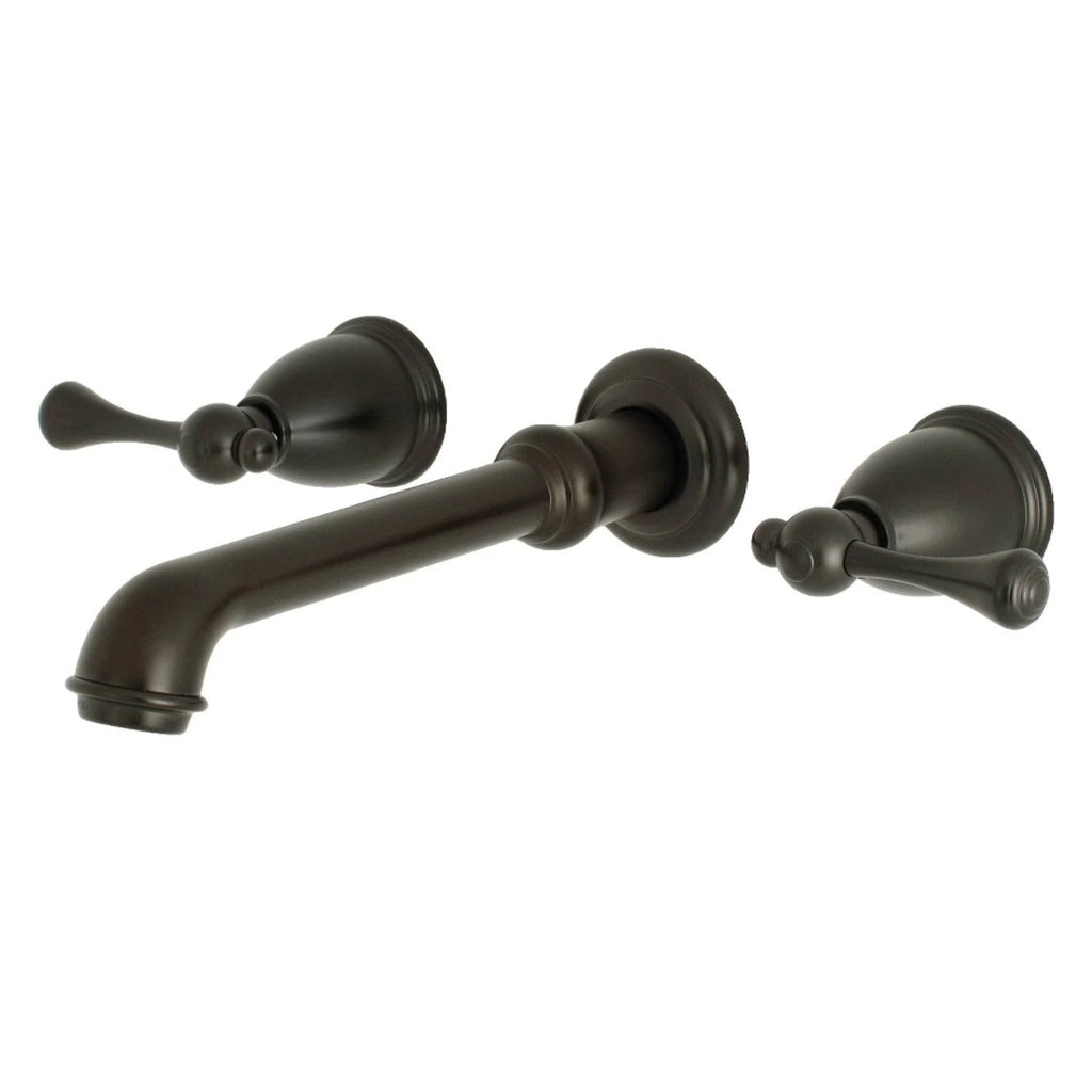 Oil Rubbed Bronze Two-Handle Wall Mount Bathroom Faucet L2971