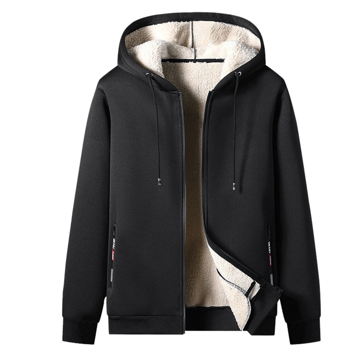 Black XXL Fleece Suit J716