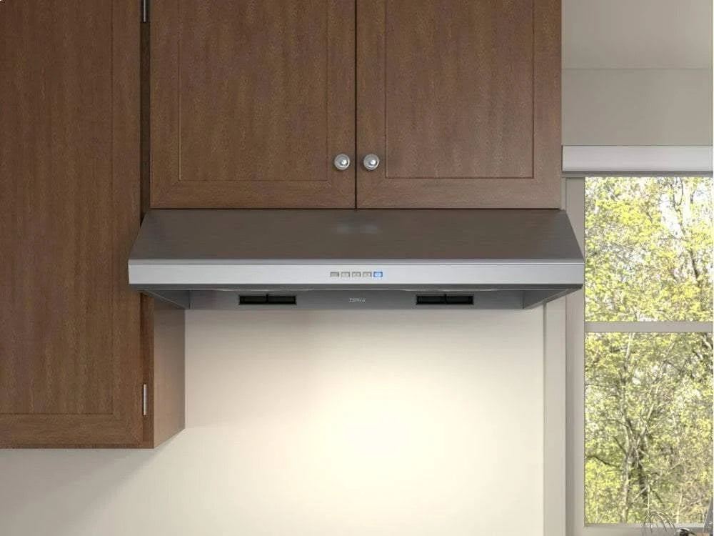 White 695 CFM Range Hood B734