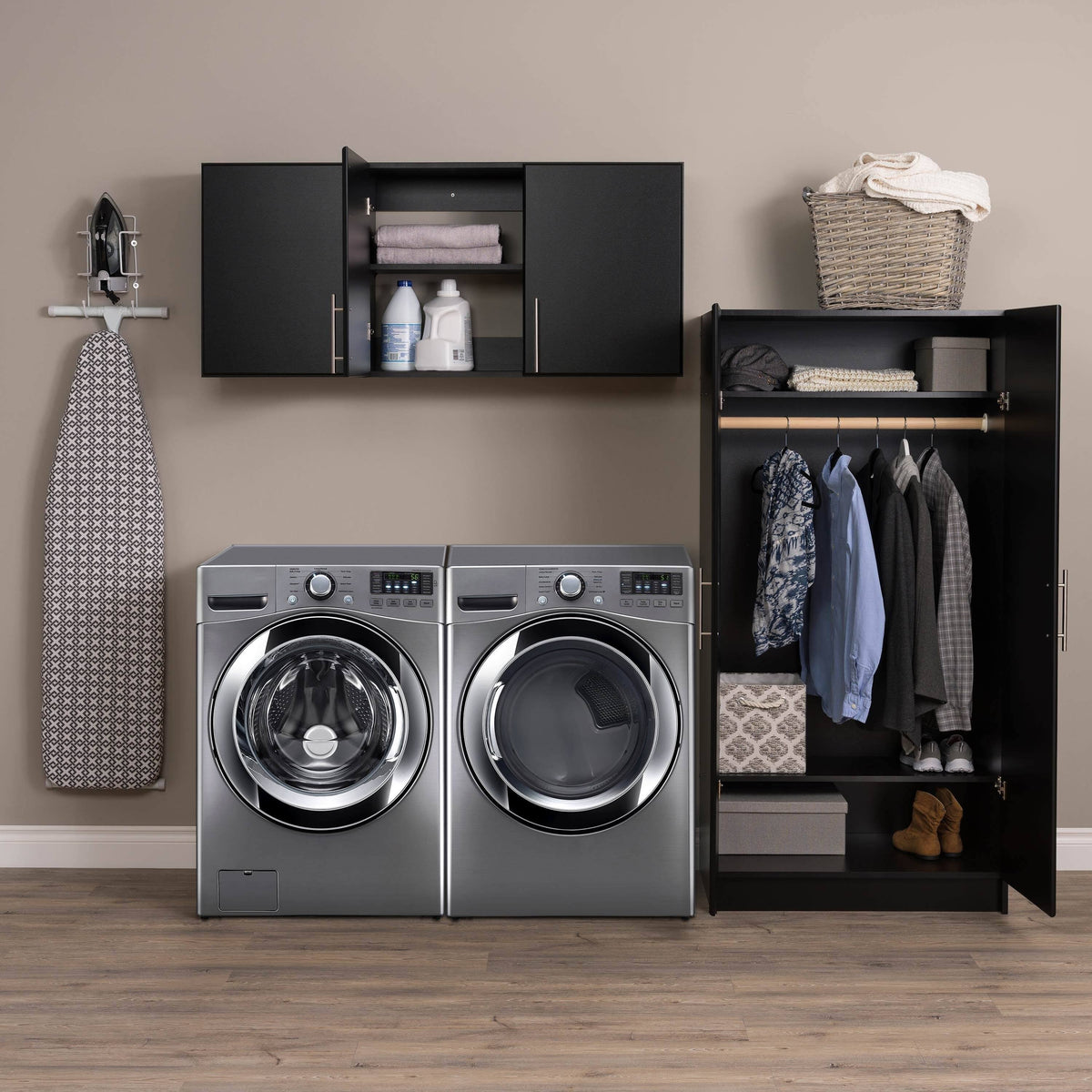 Black Wall Cabinet I67432