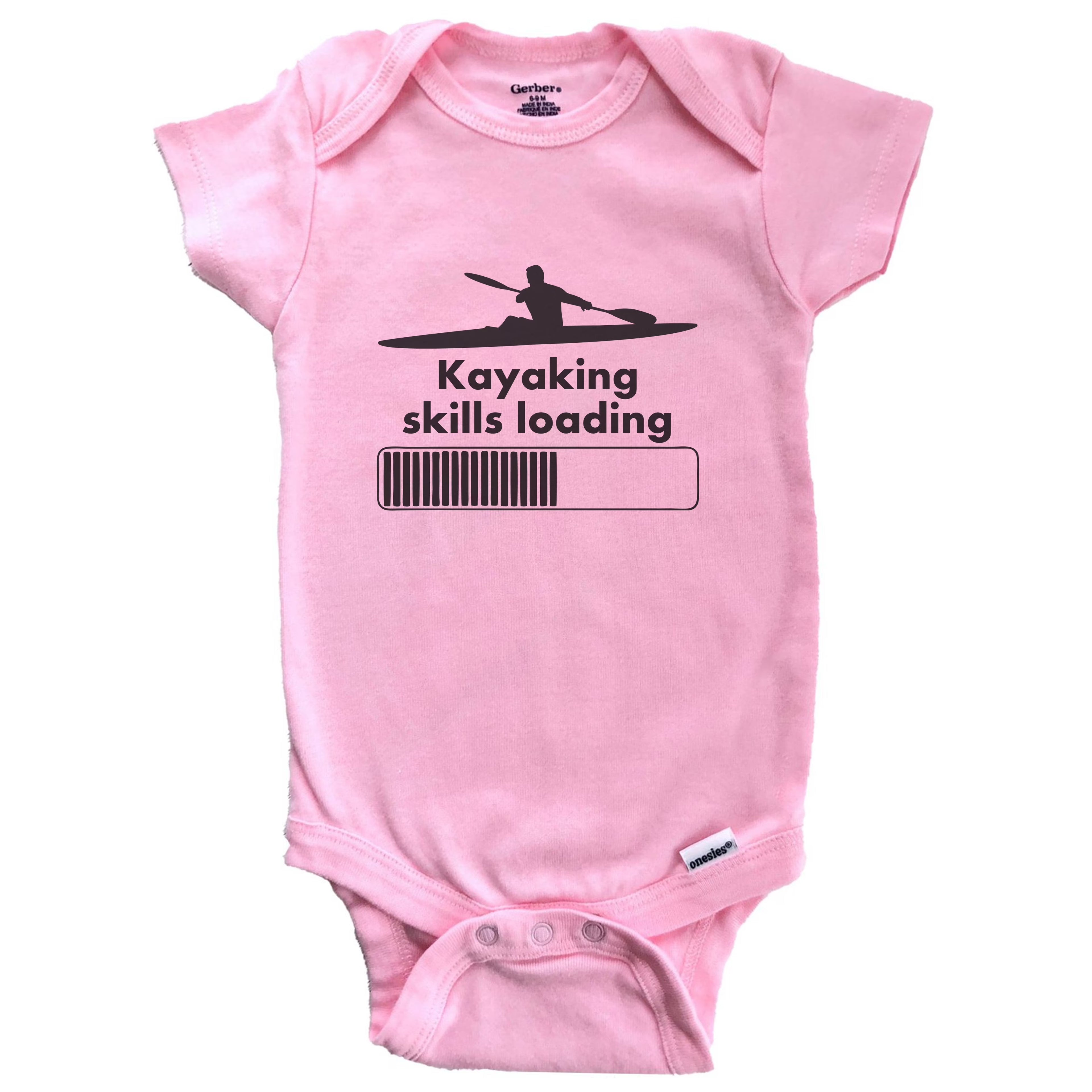 Pink Kayaker Baby Bodysuit, 3-6 Months J25933