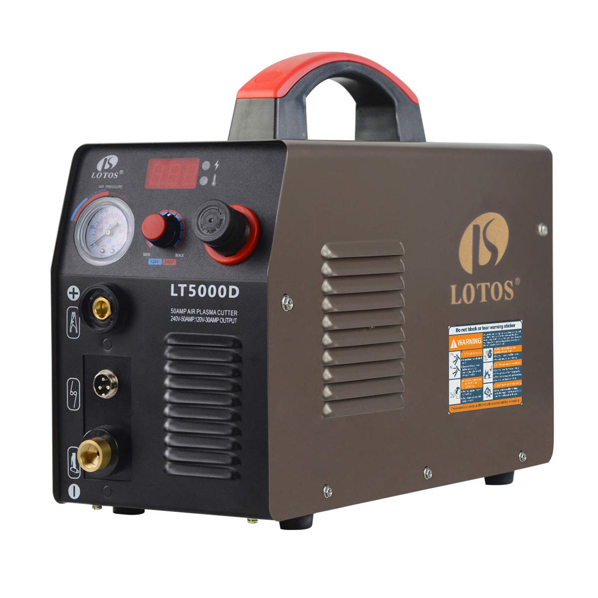 Plasma Cutter 50A Dual Voltage 110/220V AC 1/2" Clean Cut D117841