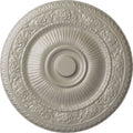 24 1/4"OD x 2"P Hand-Painted Pearl White Ceiling Medallion A700389
