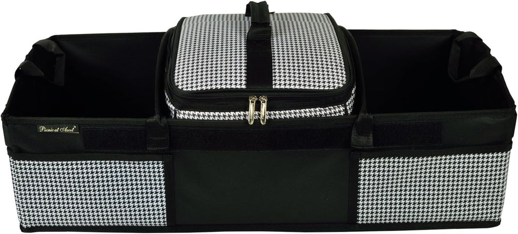Heavy Duty Rigid Base Trunk Organizer with 28 Can Capacity Leak Proof Cooler H693277