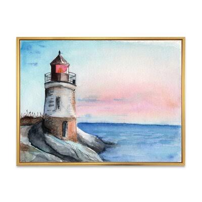 Gold Framed Canvas Painting J5389