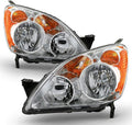 Chrome Housing Headlights Headlamps Assembly B436