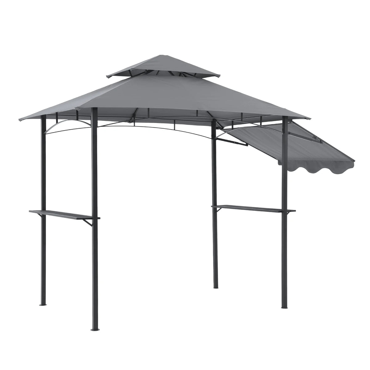8’ x 5’ Grill Gazebo with Adjustable Side Awning M23012
