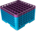OptiClean Dishwasher Glass Rack, 49-compartments with 5 Color-Coded Extenders J229194