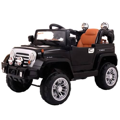 12V Battery Powered Electric Ride on Car with Remote Control Black F3833