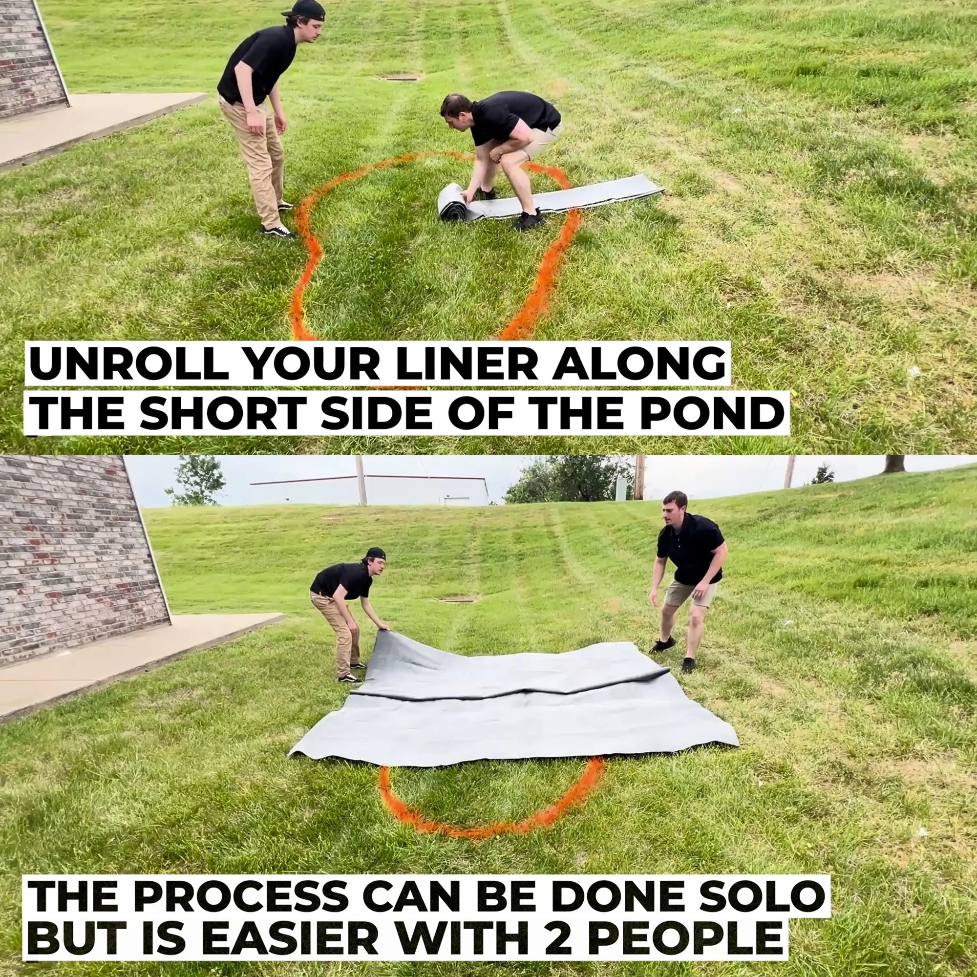45 Mil EPDM Rubber Pond Liner 4 ft. x 20 ft. G59898