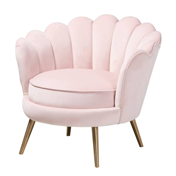 Light Pink Accent Chair Q2036