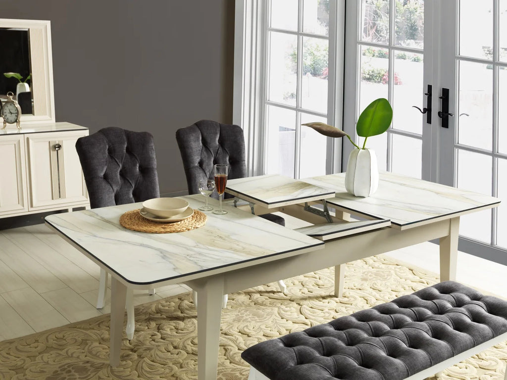 Gray Fabric Entryway Bench I873763
