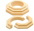 4 in. Dia Paintable MDF Cap and Base Set K775062