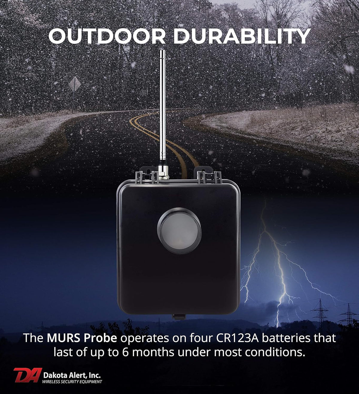 MURS Alert Probe Sensor Metal Detecting Wireless Transmitter with 50-FT Direct Burial Cable C970429