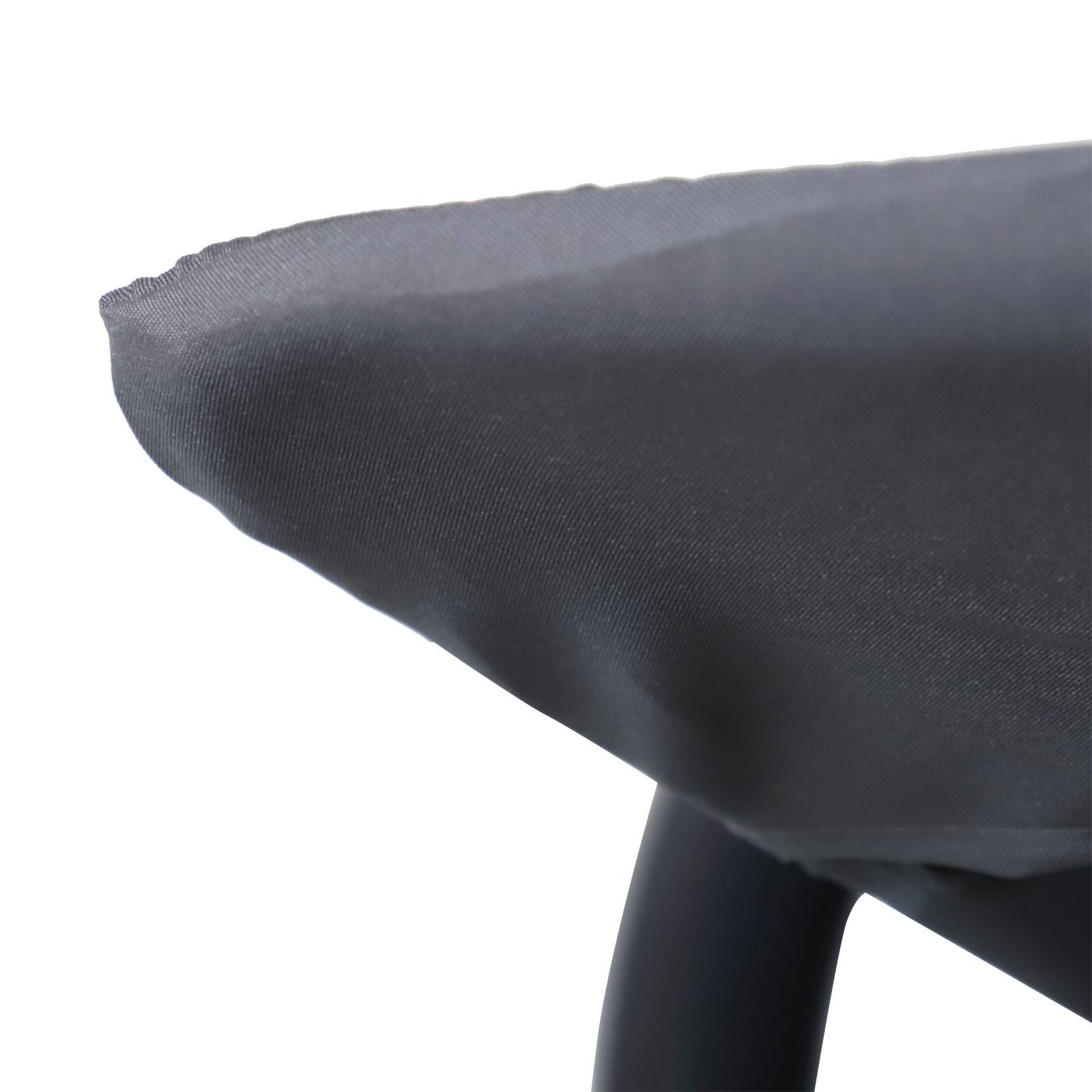 Grey Outdoor Swinging Chairs with Safety Handrails and Removable Shade Canopy V39072