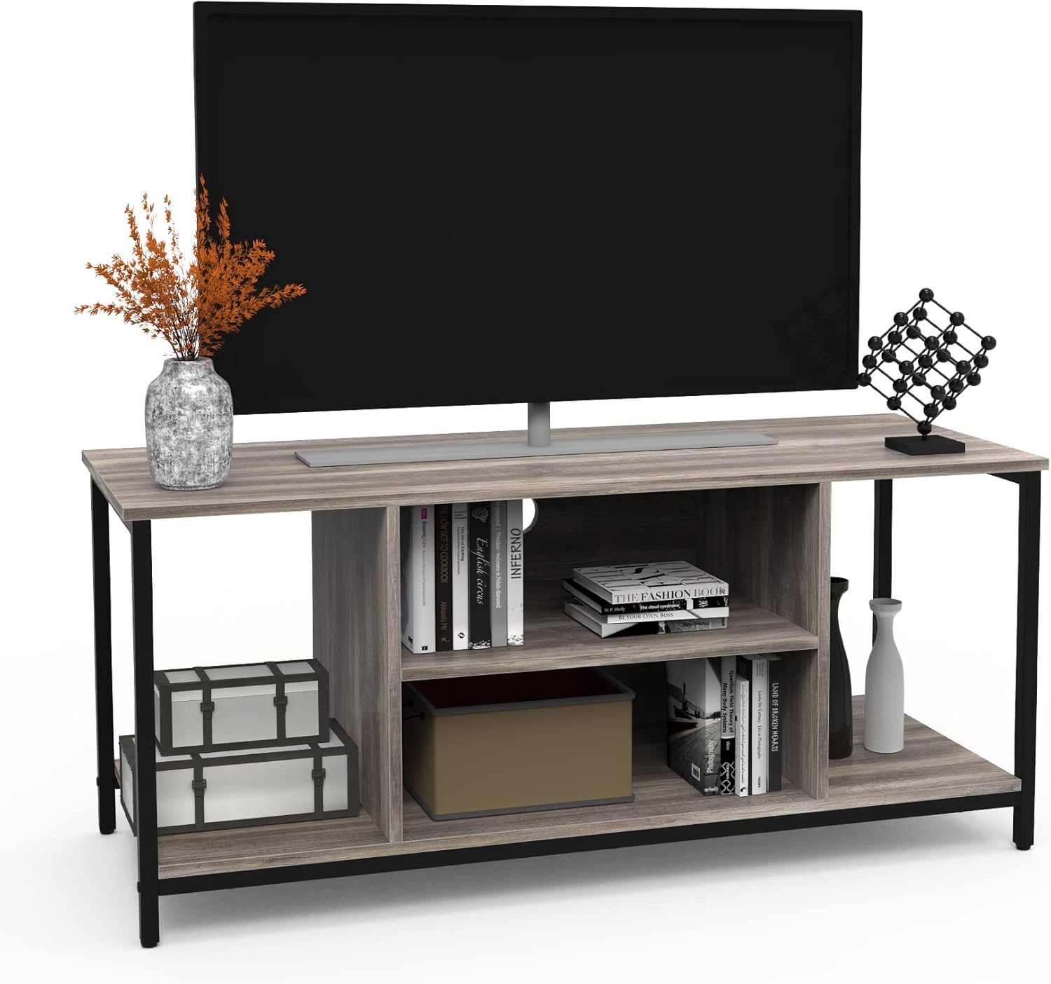 Gray 2 Tier TV Stand for 55 inch TV N3051