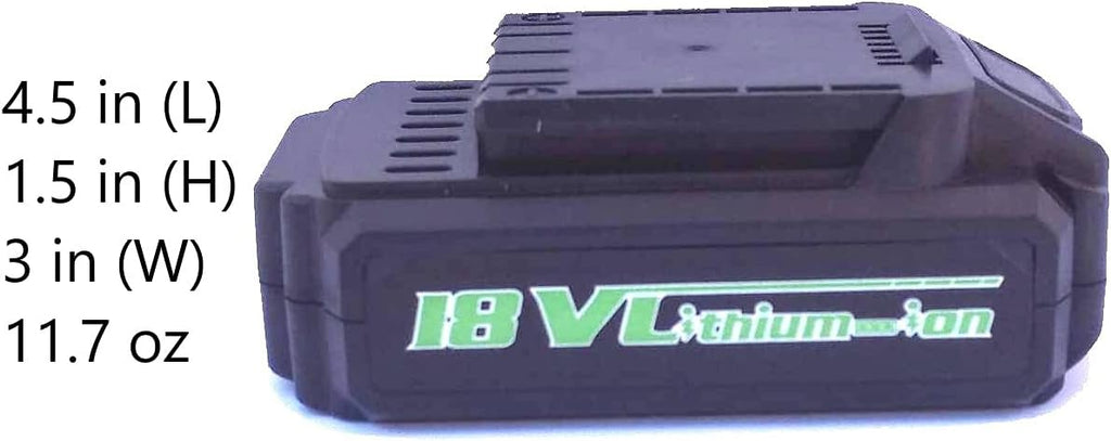 18-Volt Lithium-Ion Cordless Inflator with Gauge, Battery & Charger, 20in Air Hose (9 PC Kit) Pack of 2 G995489