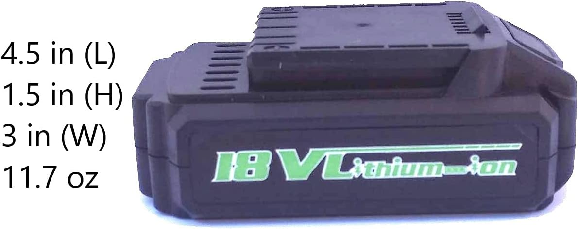 18-Volt Lithium-Ion Cordless Inflator with Gauge, Battery & Charger, 20in Air Hose (9 PC Kit) Pack of 2 G995489