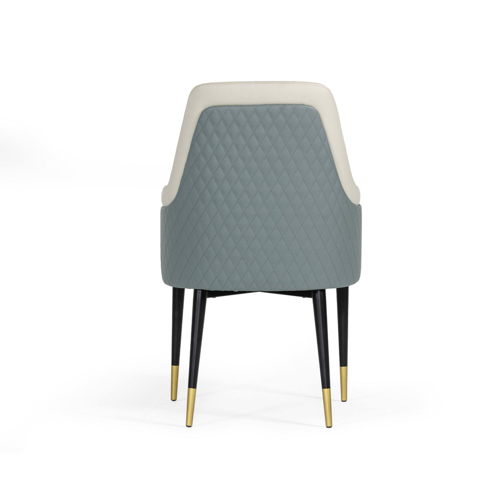 White & Grey Dining Chair B6810